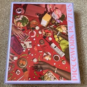 Piecework Puzzle: Power Lunch. 1,000 pieces